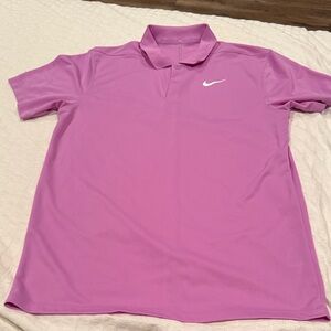 Nike Pink Polo Dri Fit